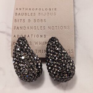 Anthropologie The Petra Drop Earrings: Pavé Edition